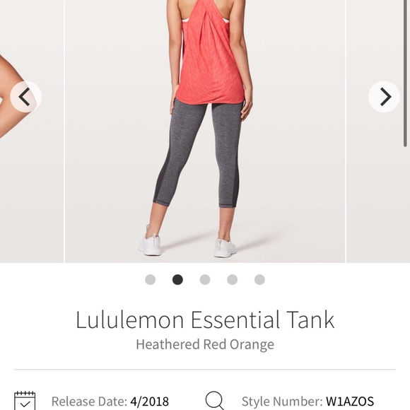 Lululemon essential tank top size 6 / 8 - Picture 2 of 5